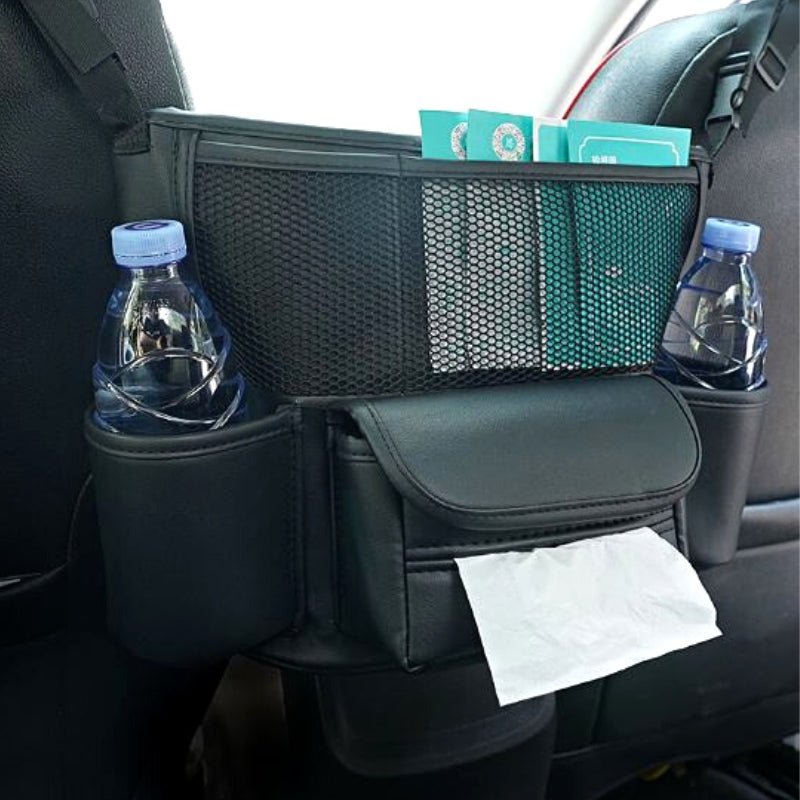 車内で手の届くところにある自動車用シートアクセサリー