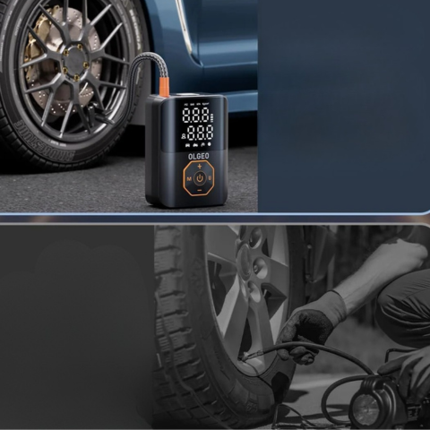 Mini Bärbar Bilkompressor – Effekt 18000mAh