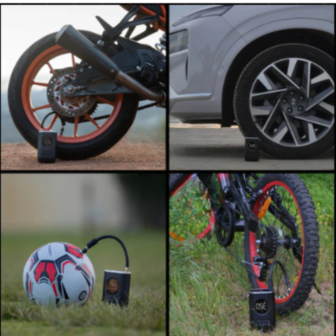 ضاغط هواء محمول - تضخيم سريع أينما كنت