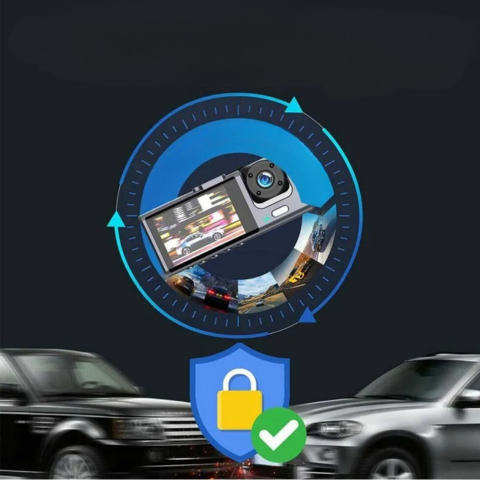 Dashcam Auto Voor En Binnen – Hoge Definitie Opname