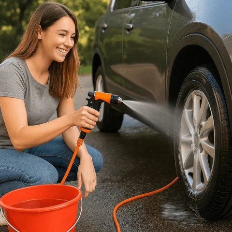 Kannettava Korkeapainepesuri — Helppo Puhdistus Kaikialla