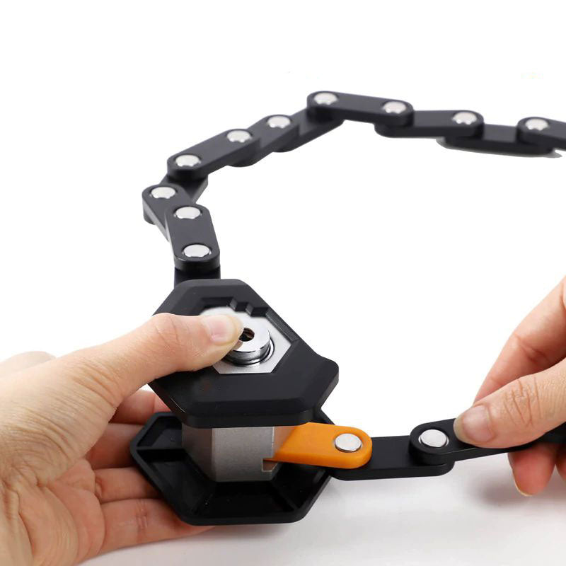 Candado Plegable Para Bicicleta — Seguridad Compacta Y Robusta
