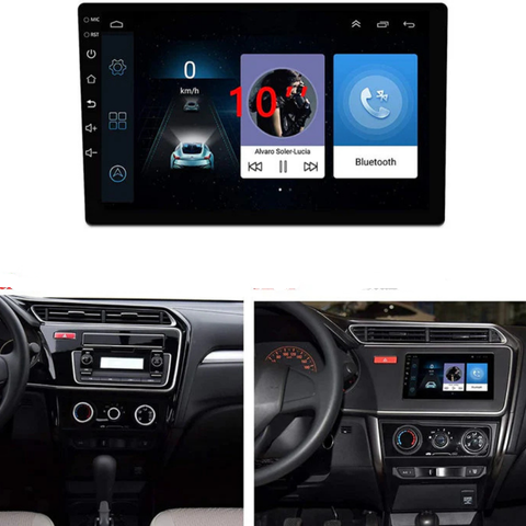 Android Autoradio 10 Inch – 2 DIN, GPS, WiFi, Afneembaar Scherm