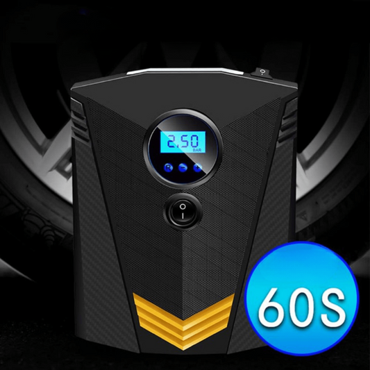 Compresseur d’Air Portable Voiture/Moto/Vélo – Allume-Cigare 12V + Écran Digital