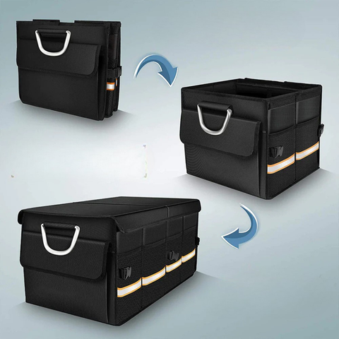 Bilskåp Organizer — Fällbar och multifunktionell