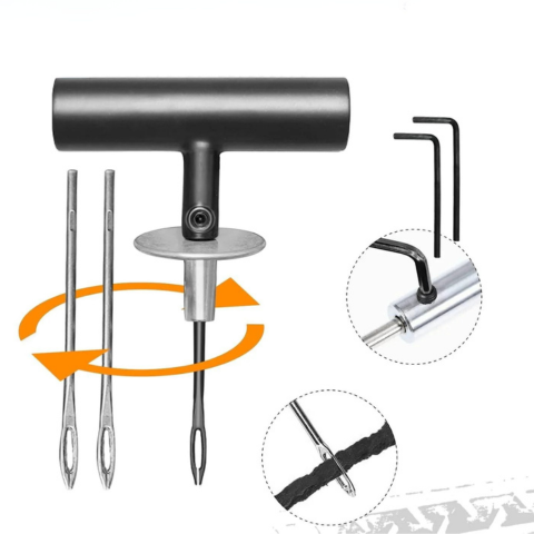 車用タイヤ修理キット — 実用的なツール 100ピース