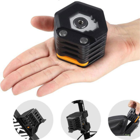 Candado Plegable Para Bicicleta — Seguridad Compacta Y Robusta