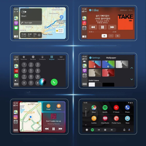 Trådløs Multimedieskærm - Universel Kompatibilitet