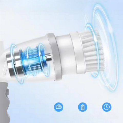 Spazzola Elettrica per Pulizia — Ricaricabile e Multifunzionale