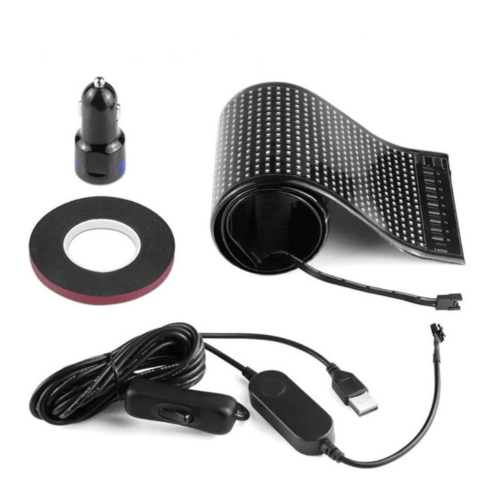 LED Auto Skilt - Tilpasset Tekst Og Mønstre