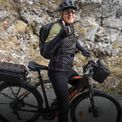 Komfortcykelsadel - smärtlindrande och andningsaktiv