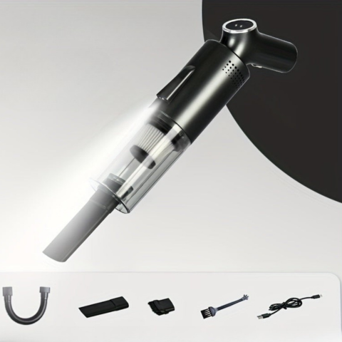 שואב אבק לרכב אלחוטי — תצוגה דיגיטלית ומעקב בזמן אמת