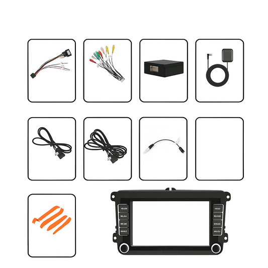 Sistema Multimediale Auto – Schermo Tattile, GPS e WiFi Integrato