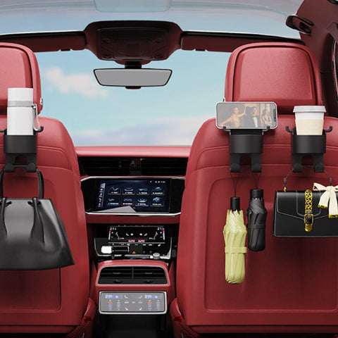 خطاف متعدد الاستخدامات لظهر مقعد السيارة