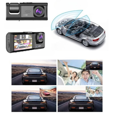 Dashcam Auto Anteriore e Interna – Registrazione ad Alta Definizione 