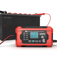 Inteligentna ładowarka do akumulatorów samochodowych 12V/24V - Wyświetlacz LCD i automatyczna ochrona 