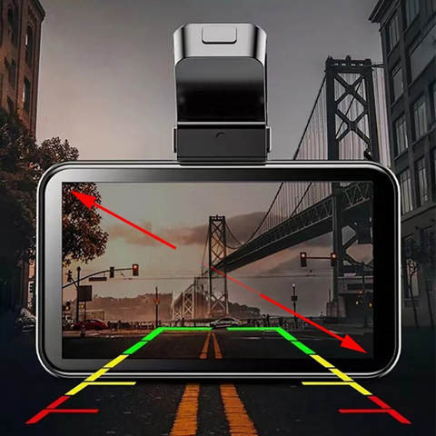 Cámara de a bordo – Grabación HD con modo de vigilancia de estacionamiento 