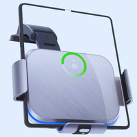 תמיכה טלפונית לרכב – התקנה וטעינה אלחוטית משולבת 