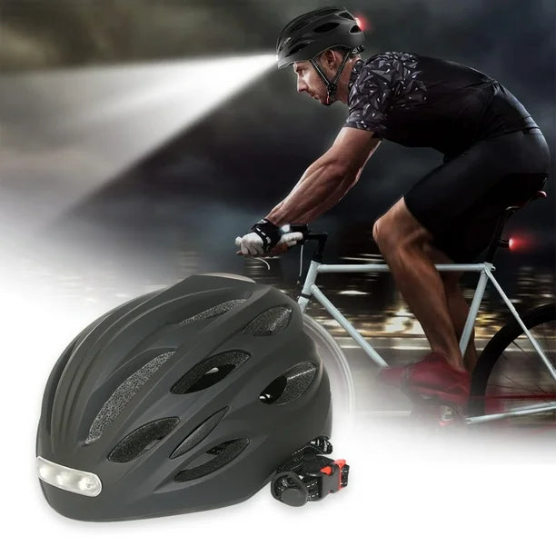 Casco de bicicleta LED Seguridad — Visibilidad y Protección Máximas 