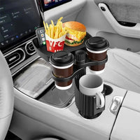 Car Cup Holder With Multifunction Tray — Easy To Install And Universal 