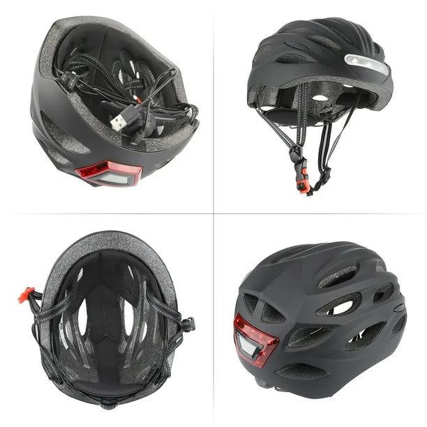 Casco de bicicleta LED Seguridad — Visibilidad y Protección Máximas 