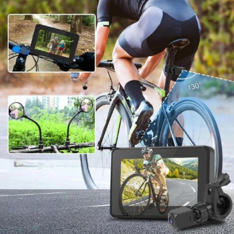 自転車用デジタルミラー — 交通安全の強化 