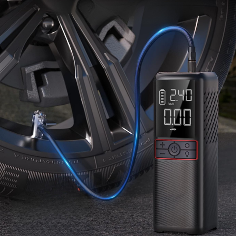 Compressore d'aria portatile 160PSI — Compatto e facile da trasportare 