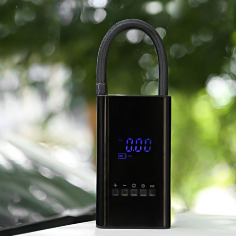 Mini Kompresszor Hordozható – LED Kijelző és Állítható Nyomás 