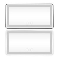 LED Sunshade Mirror For Car – Adjustable And Rechargeable Lighting 