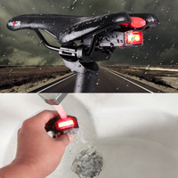 Wireless Rear Light for Bicycle – Integrated Alarm and Remote Control 