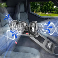 Mini Fan with Triple Head – Optimal Freshness in the Car 