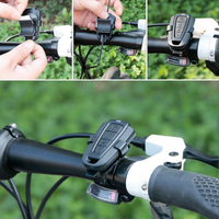 Wireless Rear Light for Bicycle – Integrated Alarm and Remote Control 