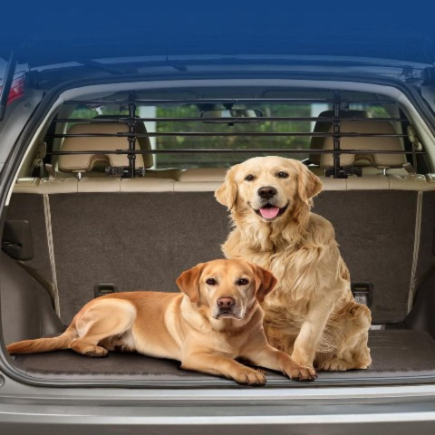 Ρυθμιζόμενη Διαχωριστική Γρίλια Για Αυτοκίνητο — Ασφάλεια Για Ζώα 