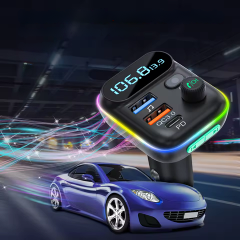 Bluetooth FM Transmitter For Car — Clear Calls & Wireless Music 
