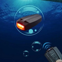 Wireless Rear Light for Bicycle – Integrated Alarm and Remote Control 