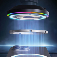 車の電話サポート – ワイヤレス充電とLED照明 