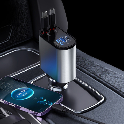 Szybka Ładowarka Samochodowa – Kompatybilność z iPhone i USB-C 