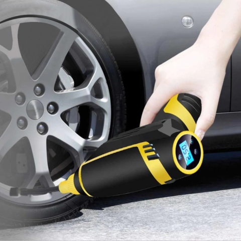 Draagbare Auto Luchtcompressor – Digitale Weergave En LED Licht 