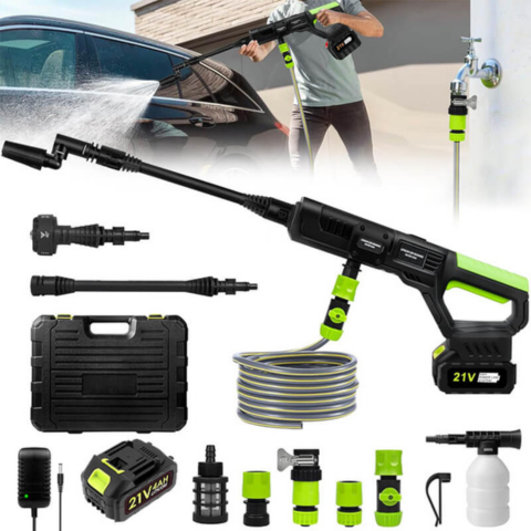 Drahtloser Hochdruckreiniger 1200 PSI — Leistungsstark & Vielseitig 