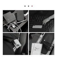 Bilbarnstolorganisatör med integrerad tablett – Praktisk och bekväm garanterad 