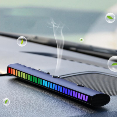 Dispersor de arome auto – iluminare LED și prospețime la bord 