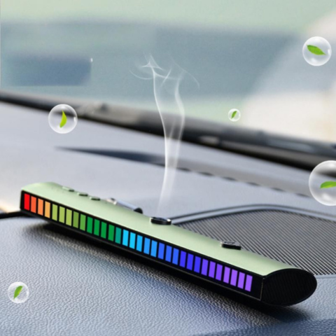 Dispersor de arome auto – iluminare LED și prospețime la bord 