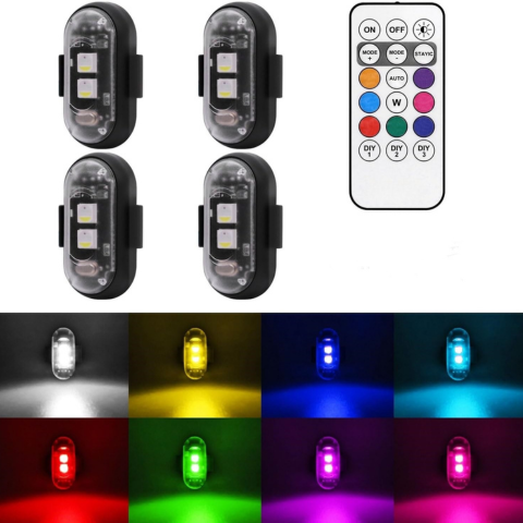 LED Lys Anti-Kollisjon – Sykling Og Motorsykkel 