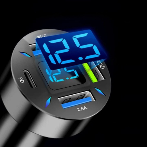 Cargador de Mechero Universal y Multi-USB 