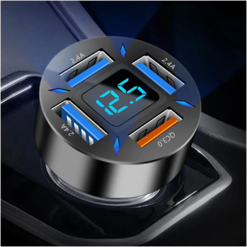 Cargador de Mechero Universal y Multi-USB 