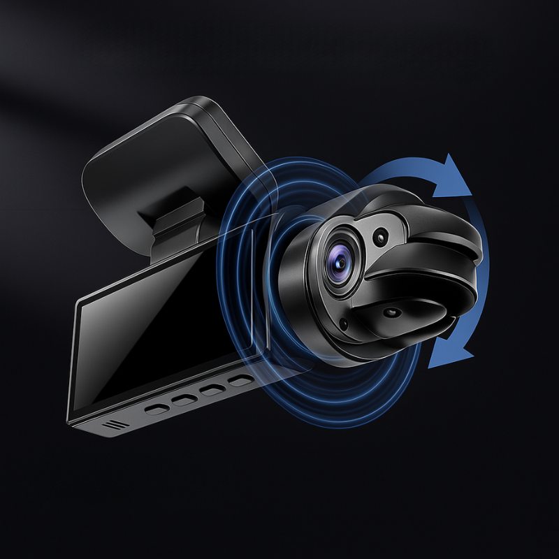 Dashcam Dubbel Full HD Auto - Nachtzicht + Interne Camera 