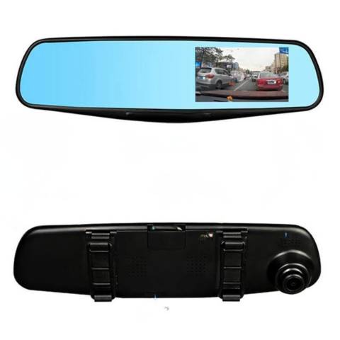 Cameră de bord cu două lentile - monitorizare continuă și unghi larg