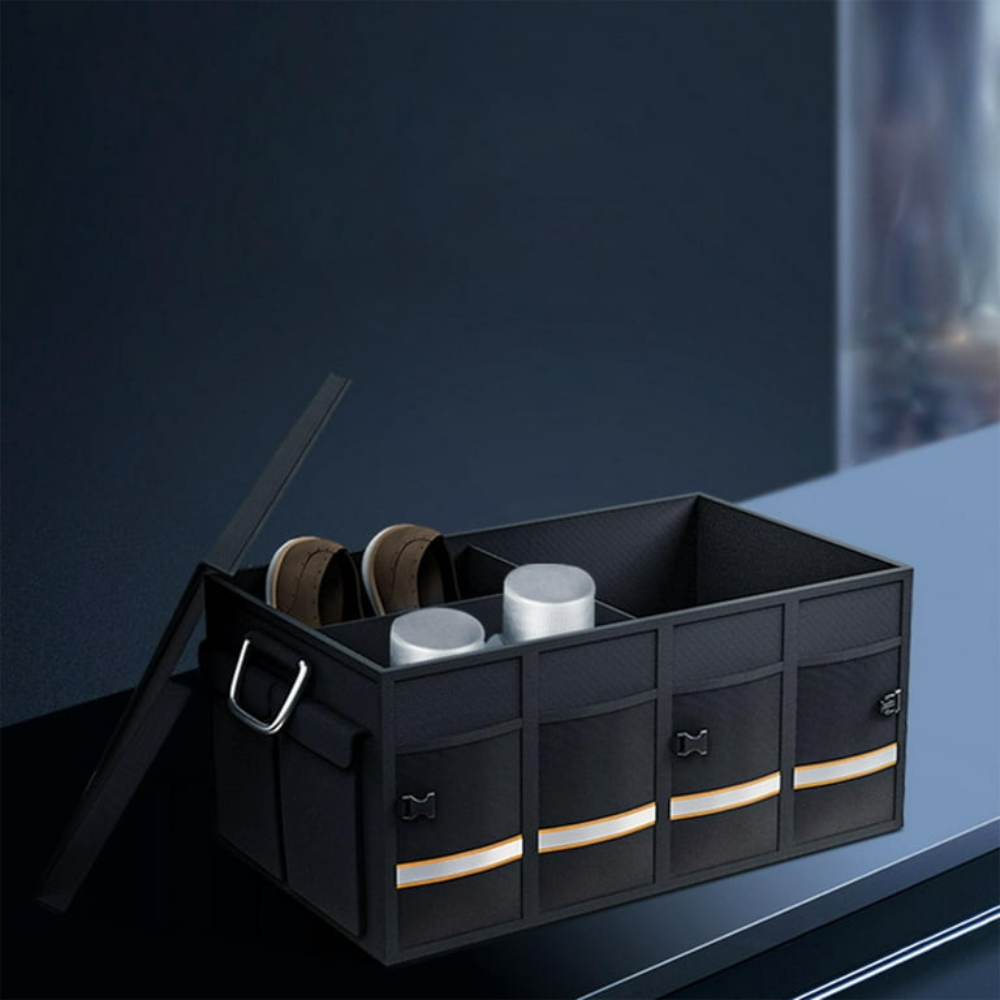 Velkokapacitní organizér do kufru auta - více přihrádek a naprostá stabilita