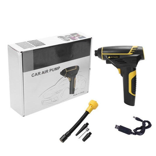 Compresor de aer portabil 120W — Ideal pentru mașină, motocicletă și bicicletă 