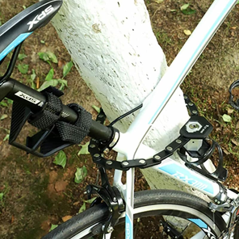 Antirrobo de Bicicleta de Alta Seguridad — Compacto y Fácil de Transportar 